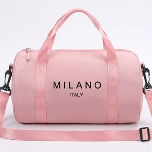 NWOT-Milano Pink Travel Bag with Adjustable Strap